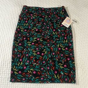 LuLaRoe Women’s Cassie Pencil Skirt/Size: M /Color: Multi Floral Print (NWT)